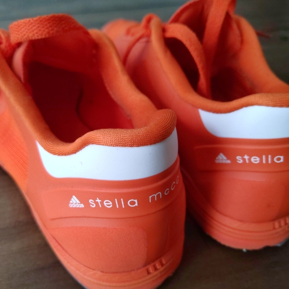 Stella McCartney adidas orange racing runners - Picture 6 of 11